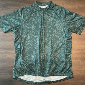 Pearl Izumi Men's Classic Jersey Size Large in Pine/Pale Pine Hatch Palm